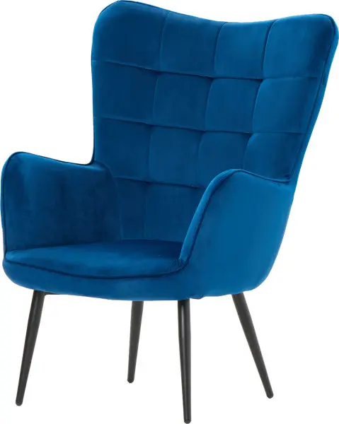 Fotel Felicja 24 (niebieski) 