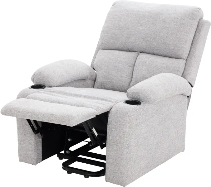 Fotel elektryczny relax z funkcją ułatwiania wstawania Calio 27 (szary) 