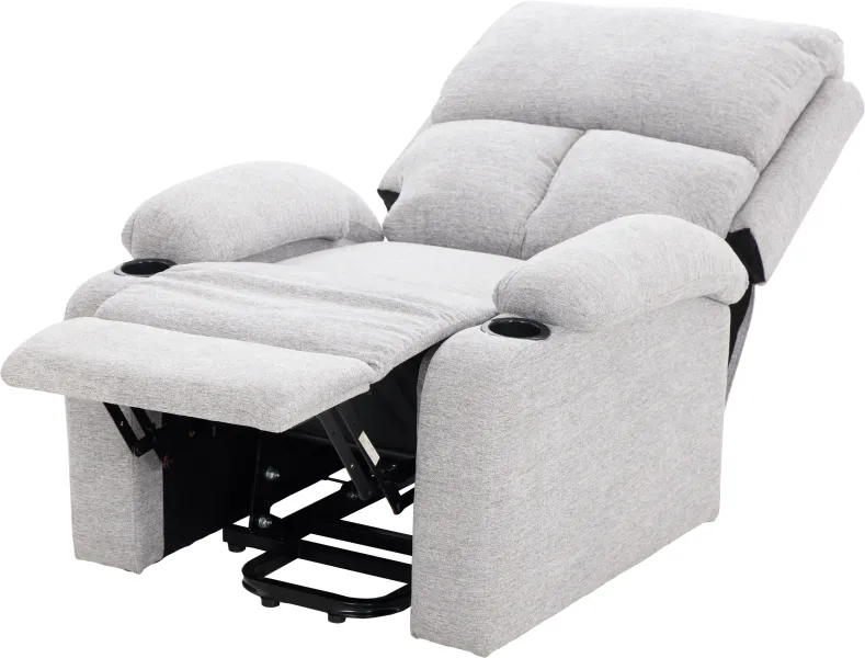 Fotel elektryczny relax z funkcją ułatwiania wstawania Calio 27 (szary)