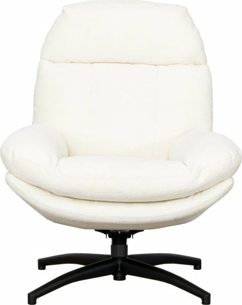 Zestaw wypoczynkowy Tramonto - fotel obrotowy + podnóżek (beżowy)