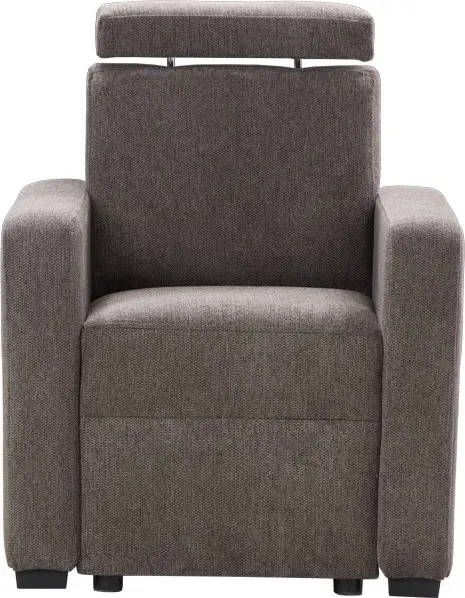 Fotel Lazur - boczki Alka (rojal grafit)