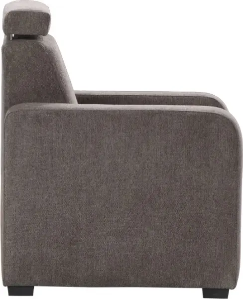 Fotel Lazur - boczki Alka (rojal grafit)