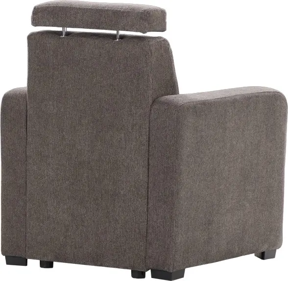 Fotel Lazur - boczki Alka (rojal grafit)