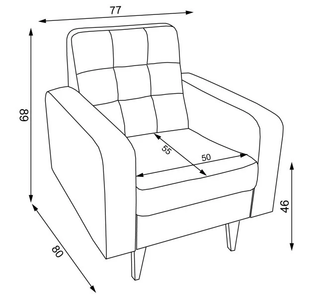 Fotel Sewilla (boucle beż)