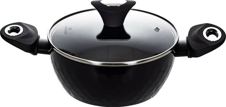 Garnek z pokrywką Valdinox czarny (śr.20cm)