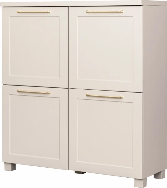 Komoda z 4 drzwiczkami Hawana (kaszmir lakier mat/kaszmir)