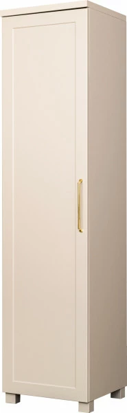 Półszafa uniwersalna wysoka z półkami i drążkiem Hawana (kaszmir lakier mat/kaszmir) 