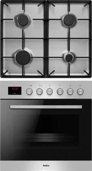 Kuchnia gazowo-elektryczna Amica CES37319X FINE 