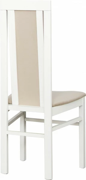 Krzesło KB (biały/plusz beż) 