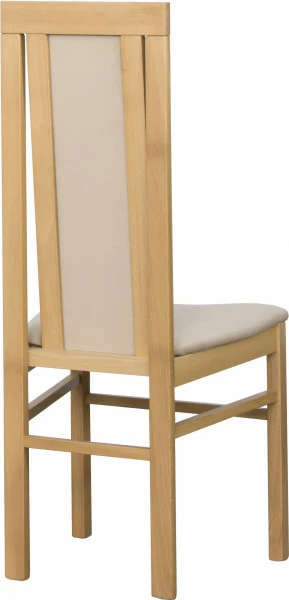 Krzesło KB (dąb Soma ciemny/plusz beż) 