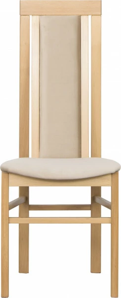 Krzesło KB (dąb Soma ciemny/plusz beż) 