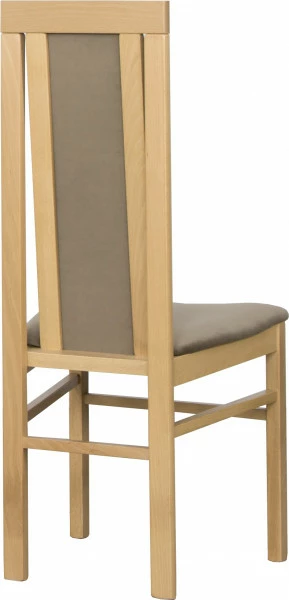 Krzesło KB (dąb Soma ciemny/plusz brąz)