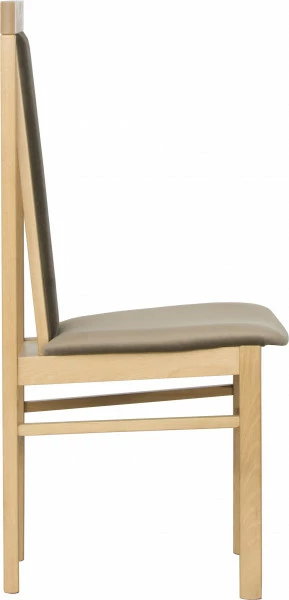 Krzesło KB (dąb Soma ciemny/plusz brąz)