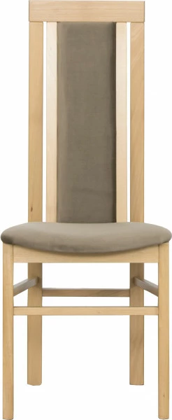 Krzesło KB (dąb Soma ciemny/plusz brąz)