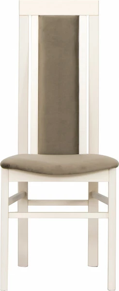 Krzesło KB (dąb Soma perłowy/plusz brąz) 