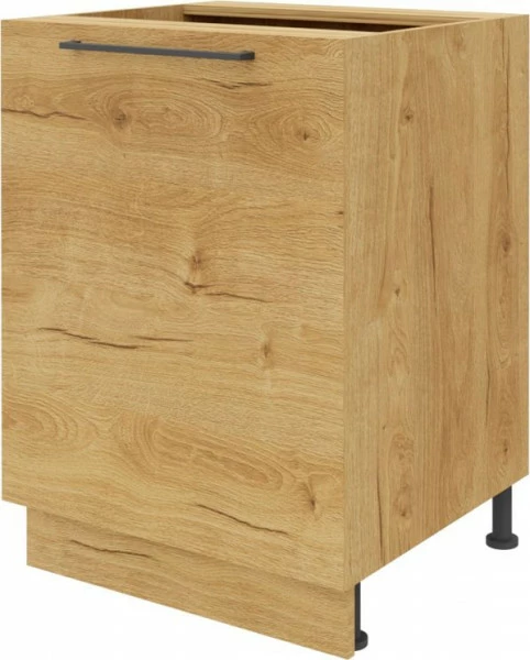 Szafka 60 dolna Bellona na kosz do segregacji odpadów (dąb Soma ciemny)