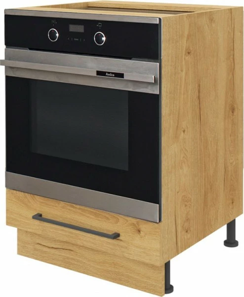 Szafka 60 dolna zabudowa piekarnika Bellona (dąb Soma ciemny)