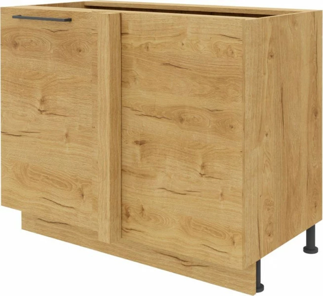 Szafka narożna dolna zlew prosta prawa Bellona (dąb soma ciemny)