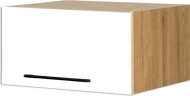 Nadstawka 60 Bellona (biały połysk/dąb Soma ciemny)