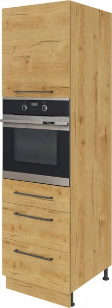 Wysoka zabudowa piekarnika lewa Bellona z Easy Box (dąb Soma ciemny)