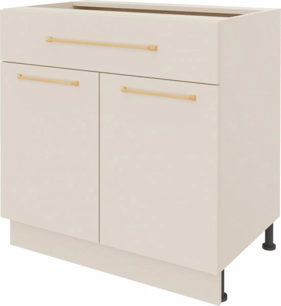 Szafka 80 dolna z drzwiami i szufladą Imperia (kaszmir)