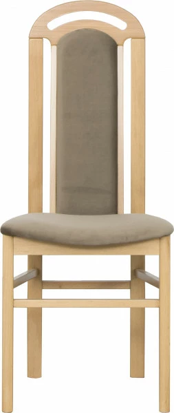 Krzesło K (dąb Soma ciemny/plusz brąz)