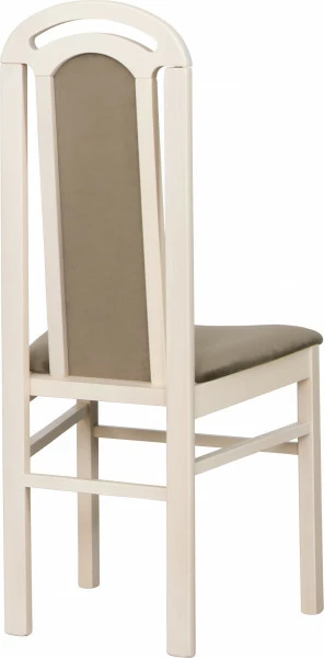 Krzesło K (dąb Soma perłowy/plusz brąz)