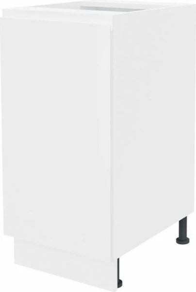 Szafka 40 dolna lewa Kampara (Biały lakier/Biały)