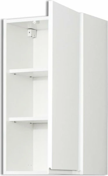 Szafka 40 górna prawa Kampara (Biały lakier/Biały) 