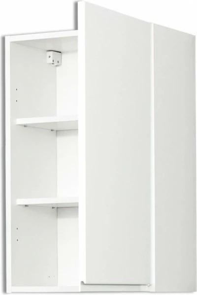 Szafka 45 górna prawa Kampara (Biały lakier/Biały) 