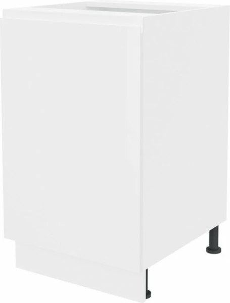 Szafka 50 dolna prawa Kampara (Biały lakier/Biały)