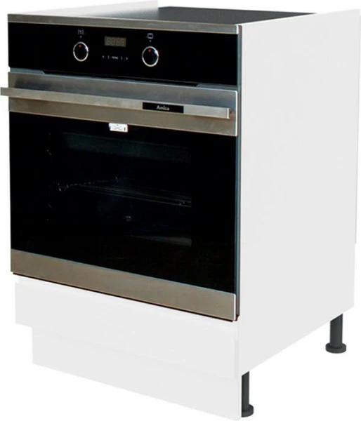 Szafka 60 dolna zabudowa piekarnika Kampara (Biały lakier/Biały)