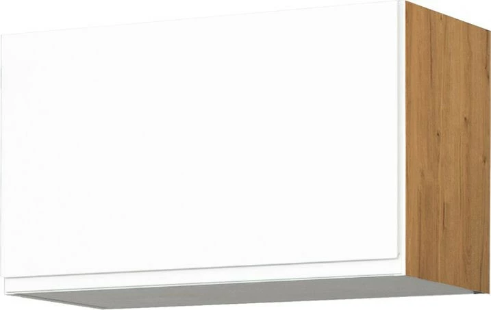 Szafka 60x36 nad okap Kampara (Biały lakier/dąb Soma ciemny)