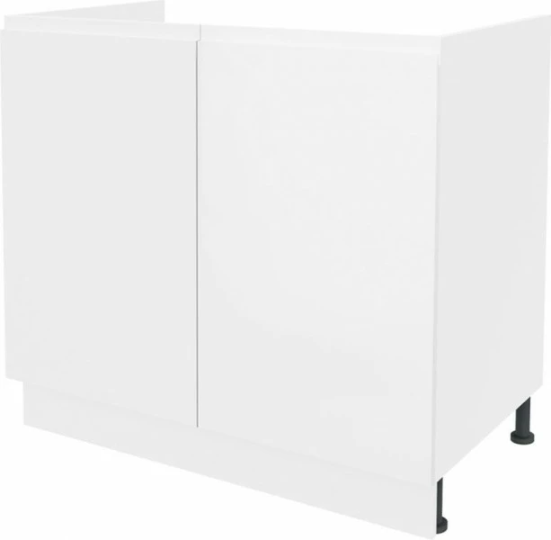 Szafka 90 dolna zlew Kampara (Biały lakier/Biały)