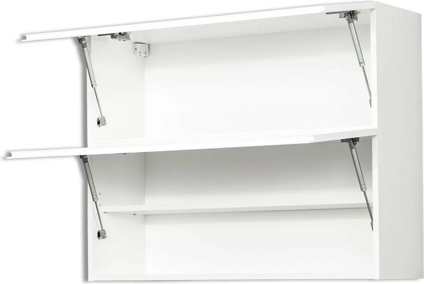 Szafka 90 górna dzielona Kampara (Biały lakier/Biały)