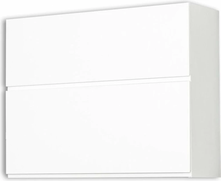 Szafka 90 górna dzielona Kampara (Biały lakier/Biały)