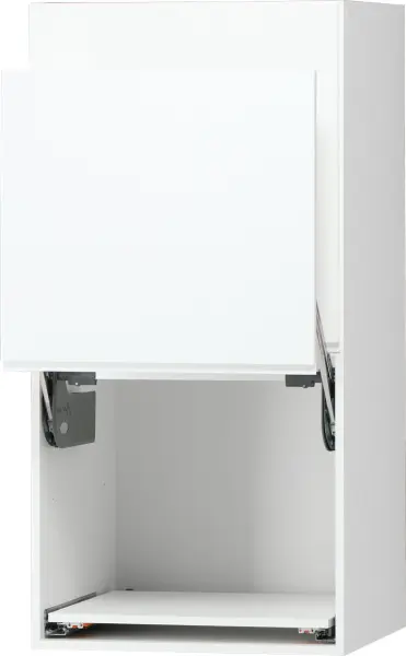 Zabudowa nadblatowa prawa Kampara (biały lakier/biały)