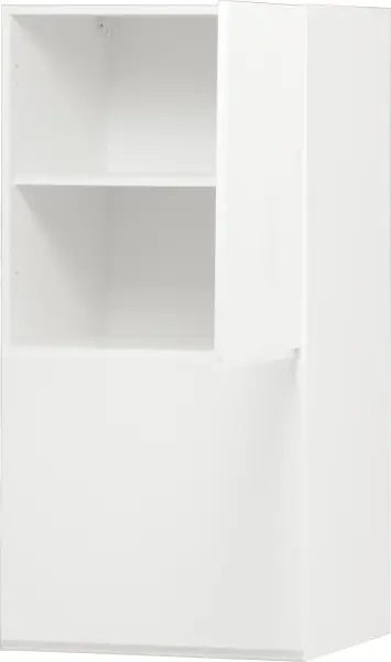 Zabudowa nadblatowa prawa Kampara (biały lakier/biały)