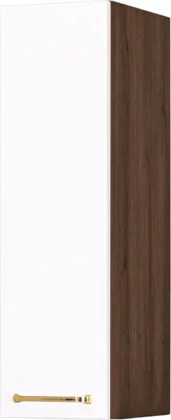 Szafka 20 górna lewa Loara (biały połysk/orzech Foresta)