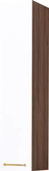 Szafka 20 górna lewa 100 Loara (biały połysk/orzech Foresta)