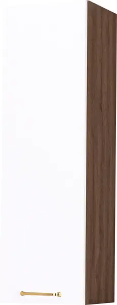 Szafka 30 górna lewa 100 (biały połysk/orzech Foresta)