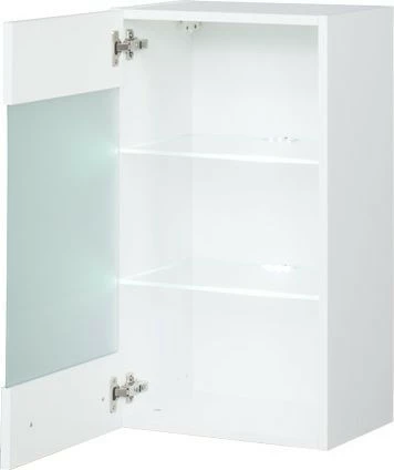 Szafka 40 górna witryna lewa Loara (biały połysk) 