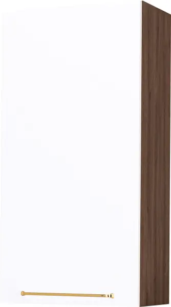 Szafka 50 górna prawa 100 Loara (biały połysk/orzech Foresta)