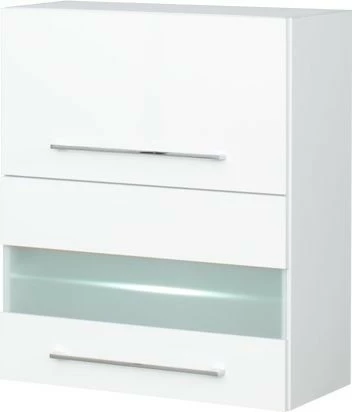 Szafka 60 górna witryna Loara (biały połysk)