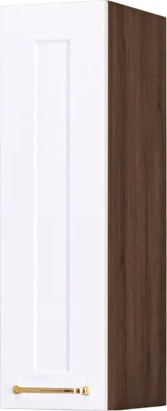 Szafka 20 górna prawa Laurencja (biały lakier mat/orzech Foresta)