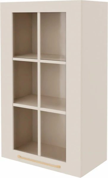 Szafka 60 górna witryna lewa Laurencja w (kaszmir lakier) 100cm