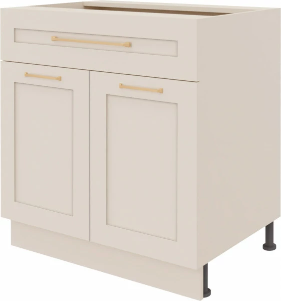 Szafka 80 dolna z drzwiami i szufladą Laurencja (kaszmir lakier)