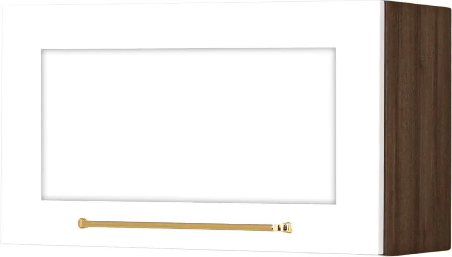 Nadstawka 40 Laurencja (biały lakier mat/orzech Foresta)