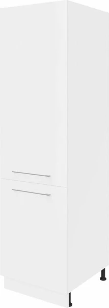 Zabudowa gospodarcza prawa z szufladami wewnątrz Loara (biały połysk)