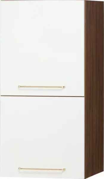 Zabudowa nadblatowa prawa Loara (biały połysk/orzech Foresta)